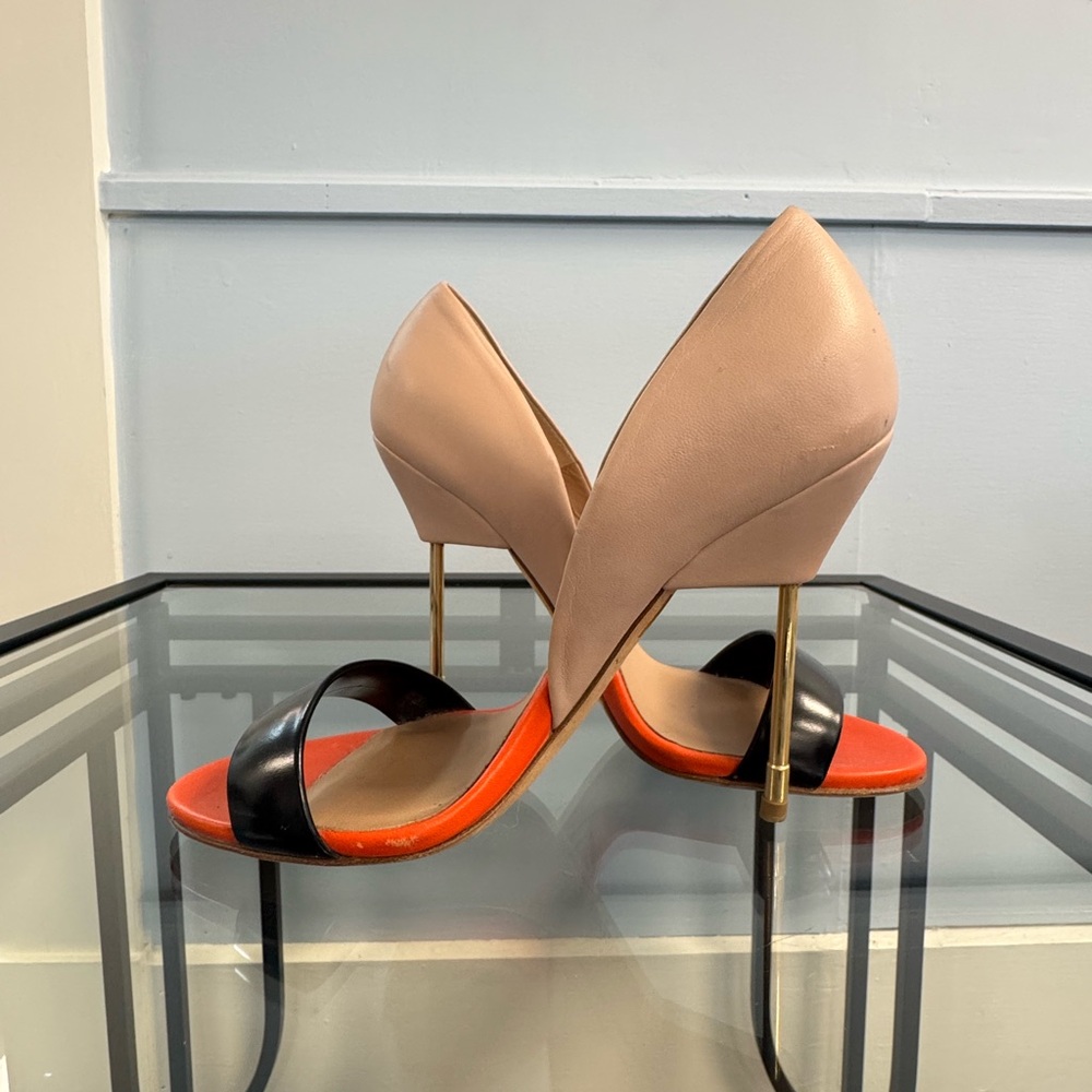 Kurt Geiger Birchin Color Block Mid Heel Sandals